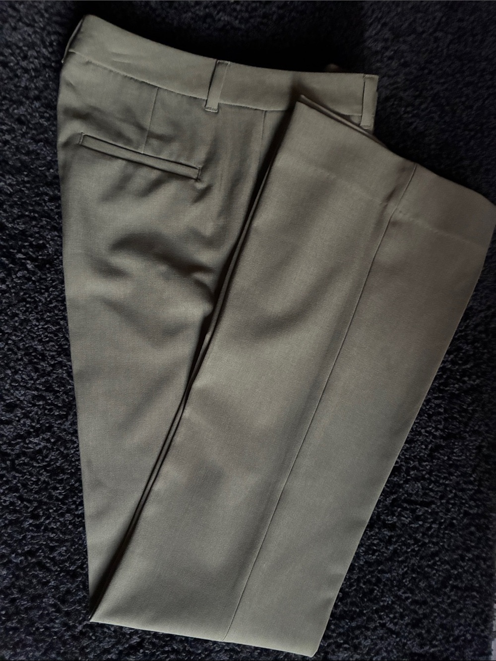 banana Republic sculpted stretch olive green dress pants size 0